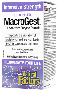Natural Factors Keto Paleo Macrogest (60 DR Capusles)