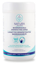 Load image into Gallery viewer, NATURA SOLUTIONS Biodegradable Disinfecting Wipes (160 wipes)